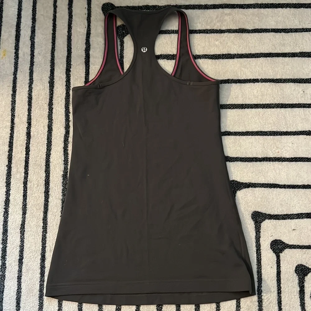 Gray Lululemon Racerback Tank top - Picture 4 of 5